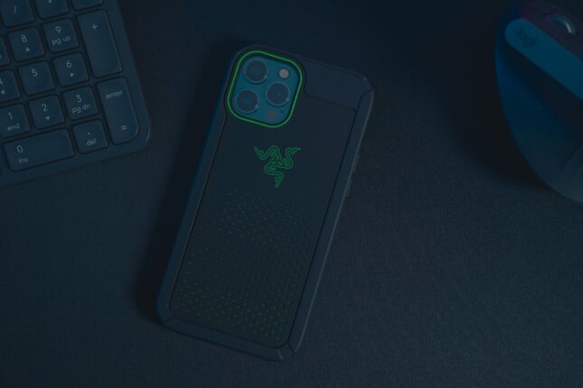 black and green iphone case